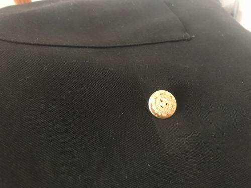 Black military style jacket size 12 (oversized)