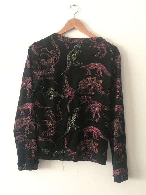 Neon dinosaur jersey size M