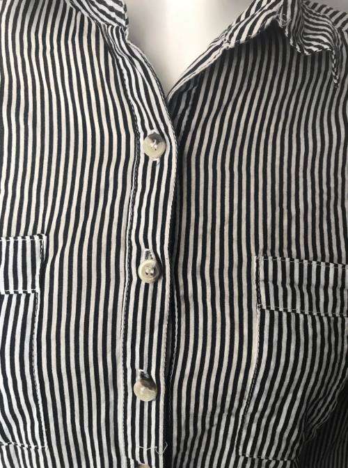 Black and white striped shirt SIZE 34