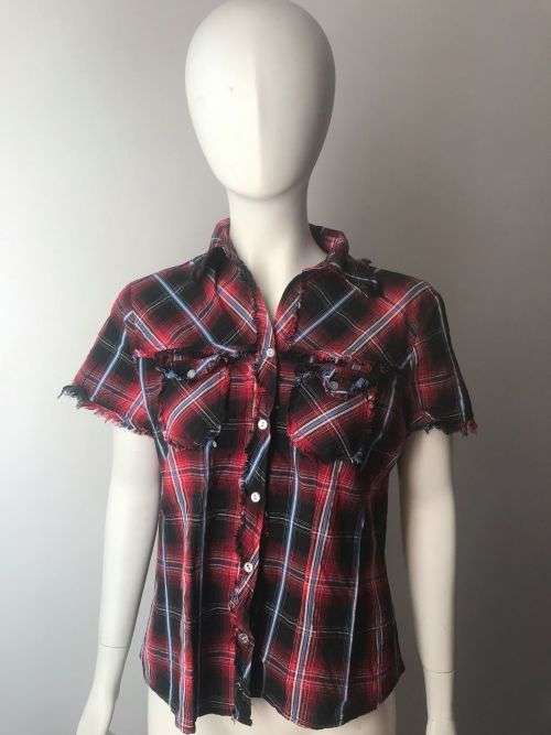 Rugged button up shirt size L