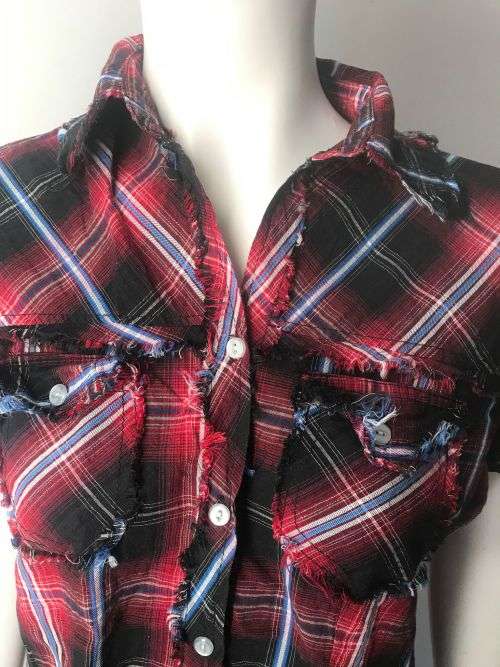 Rugged button up shirt size L