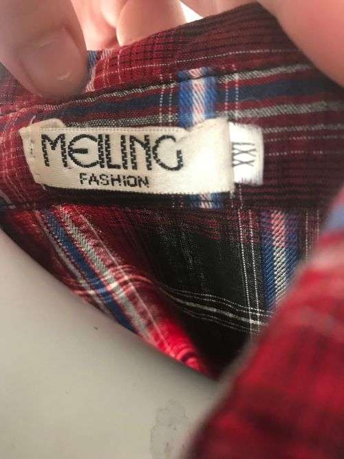 Rugged button up shirt size L