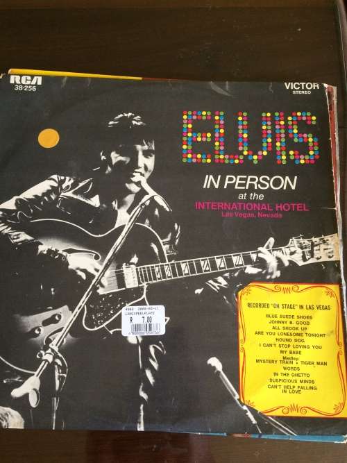 Elvis Presley - Elvis in Person at the International Hotel - SA Press