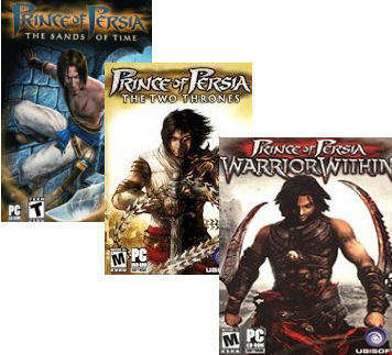 Prince of Persia - Trilogy.3 Complete games.The Two Thrones,The Sands of Time & Warrior Within