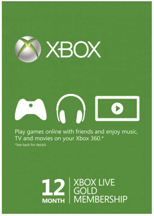 Xbox Live Gold 12 Month Membership - Digital Code - Email delivery ***No Shipping Costs**