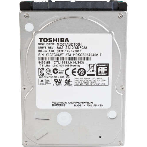 2.5 inch 1TB Sata Hard drive - Toshiba 1TB Laptop HDD - 5400rpm