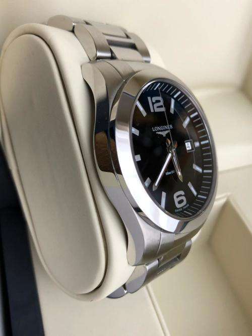 Longines Conquest Black Dial Mens