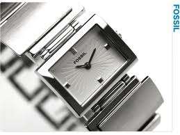 Beautiful Fossil ES1865 Stainless Steel Ladies Brushed/Polished Bracelet Watch