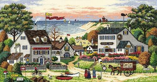 Dimensions cross stitch kit- Cozy Cove