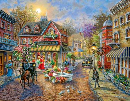 DIY Diamond Painting- Busy Town