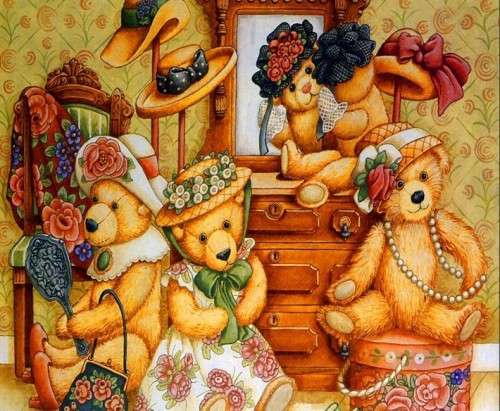 DIY Diamond Painting- Fashionista Teddies