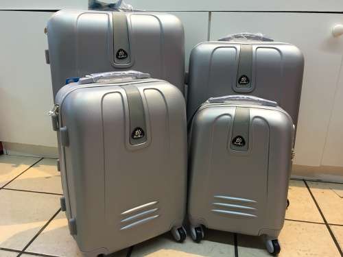 Set of 4 Suitcases Travel Trolley Luggage,ABS with Universal Wheels