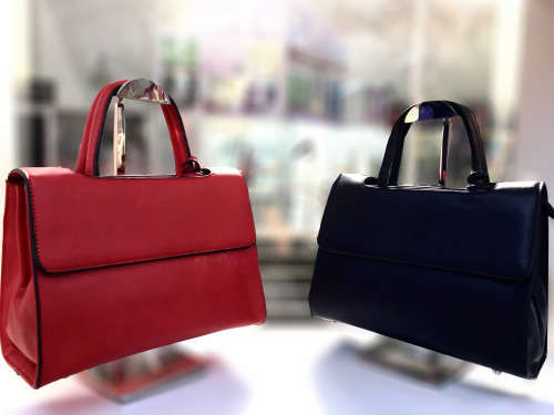 Fashion Shoulder&Hand Bag#9892#WHITE&BLACK&RED&DARK BLUE