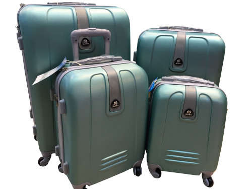 Set of 4 Suitcases Travel Trolley Luggage,ABS with Universal Wheels