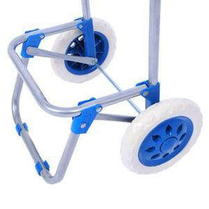 Large Capacity Light Weight Wheeled Shopping Trolley Push Cart Bag