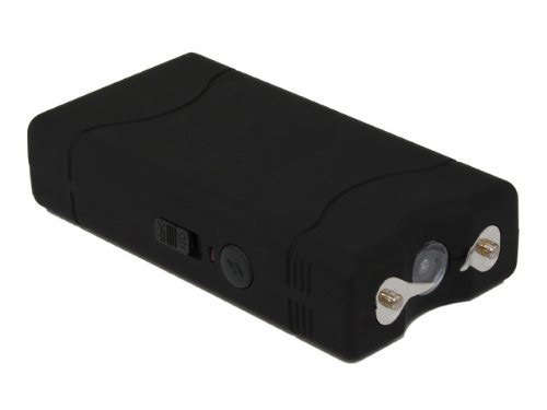 Mini Stun Gun - Rechargeable with LED Flashlight, Black YRG