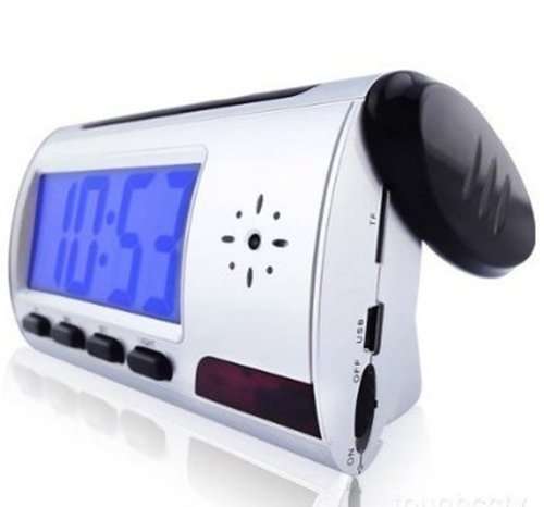 Portable Alarm Clock Spy Camera DVR with Motion Detection