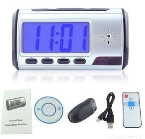 Portable Alarm Clock Spy Camera DVR with Motion Detection