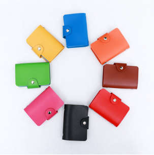 Genuine Leathe Fashion Soft Credit ID Card Holder Case Purse Pocket Wallet Pouch Organizer 24 Slots