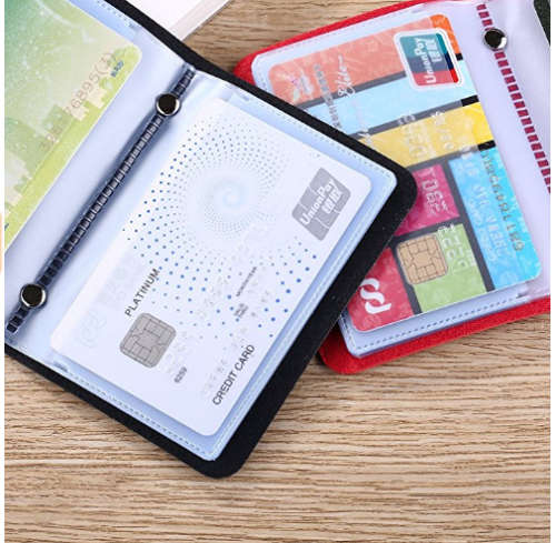 Genuine Leathe Fashion Soft Credit ID Card Holder Case Purse Pocket Wallet Pouch Organizer 24 Slots