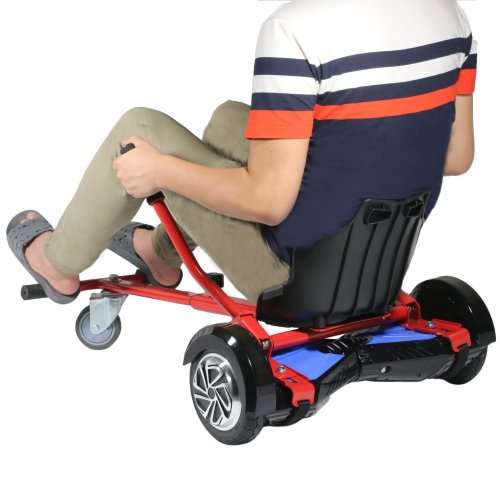 Adjustable Hoverboard Kart Seat Attachment Holder Accessory for 6.5"8"10"(Not Included Balance Board
