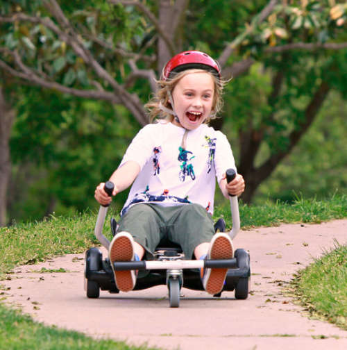 Hoverboard Smart Two Wheel Self Balancing Electric Scooter With Kart Seat