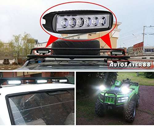 18W Spot Offroad 6 inch LED Light Bar Work Driving Work Light Signal Row SUV 4WD Boat Truck