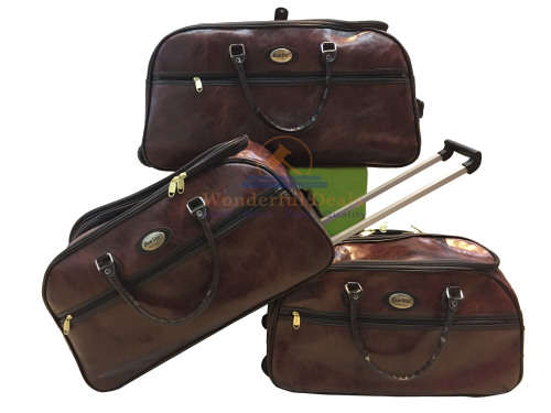 Set of 3 Suitcases Travel Trolley Luggage