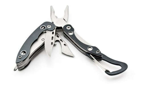 Traveler "Mini" Slim Line Camouflage Multi-Plier Multi-Tool - Free Nylon Case Included - Knife, Plie