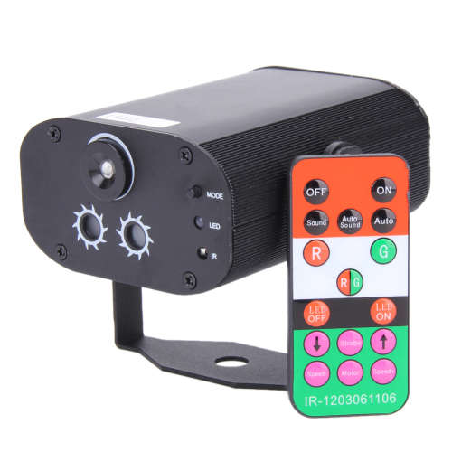 Professioal Stage Laser Light 3 Lens 40 Patterns Mini LED Stage Light + Laser Lamp for DJ Ktv Club 1