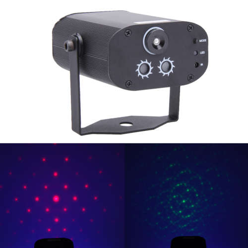 Professioal Stage Laser Light 3 Lens 40 Patterns Mini LED Stage Light + Laser Lamp for DJ Ktv Club 1