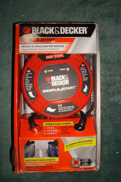 Black & Decker BBC2CB Simple Start Vehicle to Vehicle Battery Booster