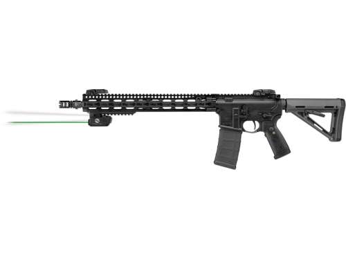 Wireless Weapon Light White LED with Green Laser Sight for AR-15 or MSR Style Rif