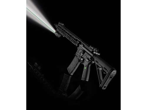 Wireless Weapon Light White LED with Green Laser Sight for AR-15 or MSR Style Rif