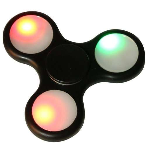 (Special)Hand Spinner Toy With Light Stress Reducer EDC Focus Toy Relieves ADHD Anxiety and Boredom