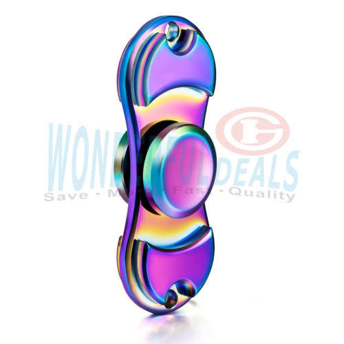 (special)Metal Rainbow Color Hand Spinner High Speed EDC Fidget Toys for Relieving ADHD, Anxiety