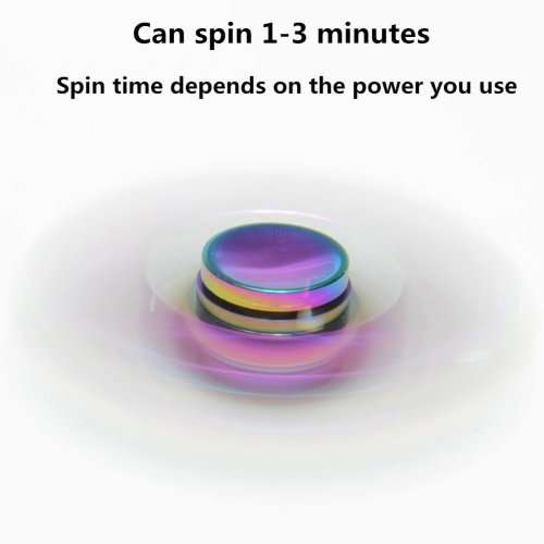 (special)Metal Rainbow Color Hand Spinner High Speed EDC Fidget Toys for Relieving ADHD, Anxiety