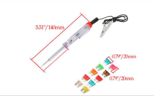 10 PCS PLUG IN FUSE WITH FUSE TESTER