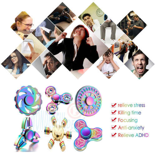 (special)Fidget Spinner Toy Ultra Durable Stainless Steel Bearing High Speed 3 -5 Min Spins