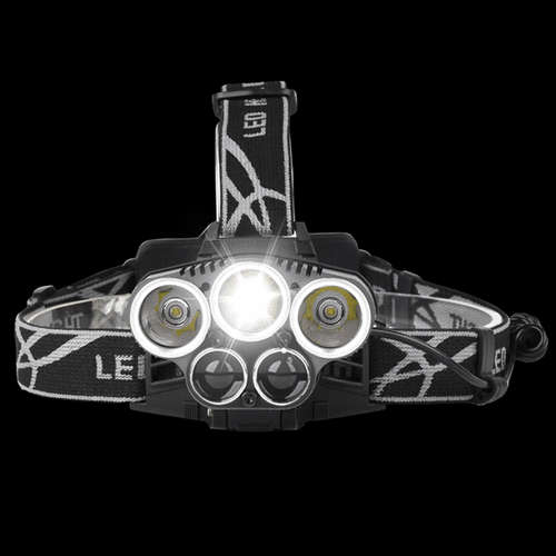 Zoomable T6 LED Headlamp Complete set with batteries and chargers perfect gift