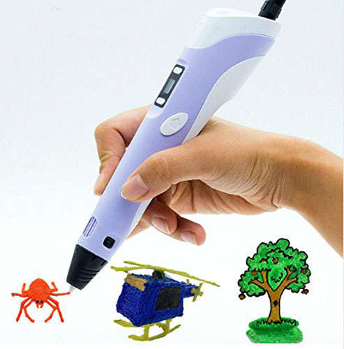 LCD 3D Drawing Printing Pens 3d Magic Pen With 100m ABS Filament 1.75mm Best Gift for Kids Tools