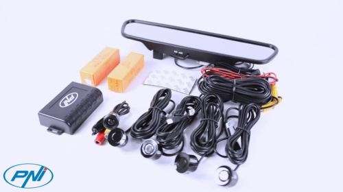 Parking sensors with PNI P05 mirror and reversing camera