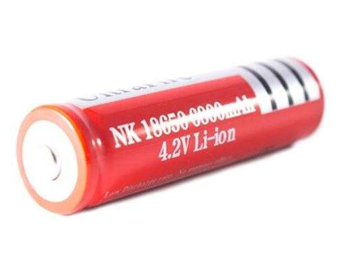 Battery Ricaricabile UltraFire Red Edition 18650 a Litio da 5800mAh Li-ion 4.2V