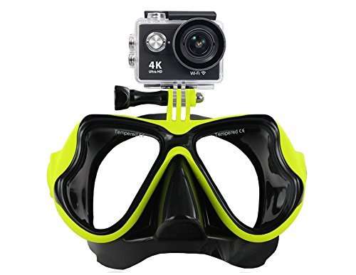 GoPro Dive Scuba Diving Mask also for snorkel / snorkeling Twin Lens