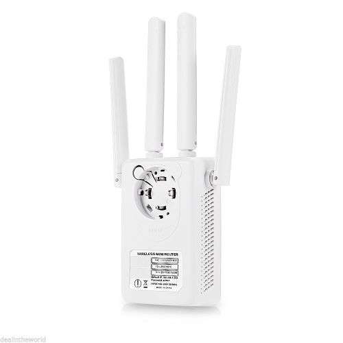 PIX-LINK-WiFi-Range-Extender-Wireless-Router-Repeater-All-in-one-EU-Plug-White  PIX-LINK-WiFi-Range