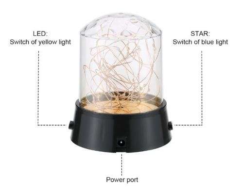 MINI STAR PROJECTOR LED