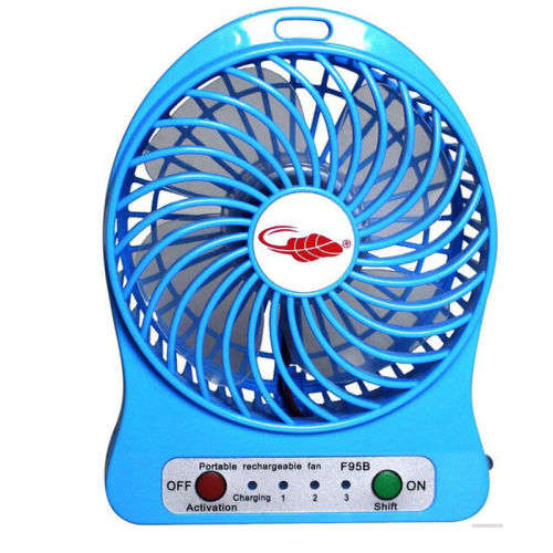 Mini Portable Fan Rechargeable Lithium 18650 Battery Powered Fan
