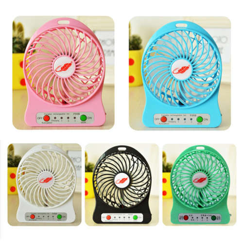 Mini Portable Fan Rechargeable Lithium 18650 Battery Powered Fan