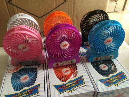 Mini Portable Fan Rechargeable Lithium 18650 Battery Powered Fan