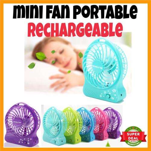 Mini Portable Fan Rechargeable Lithium 18650 Battery Powered Fan